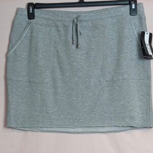 Marc New York Light Gray Mini Tennis Skirt with Pockets size XL